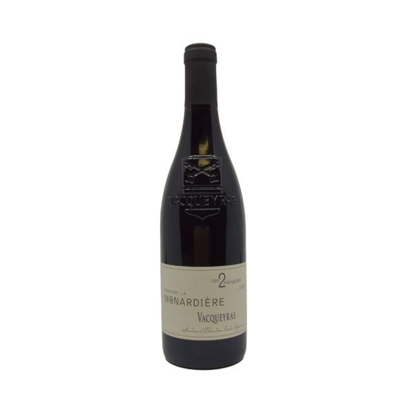 vacqueras les 2 monarques rouge 2020 domaine la monardiere cave a vin marseille sommelier