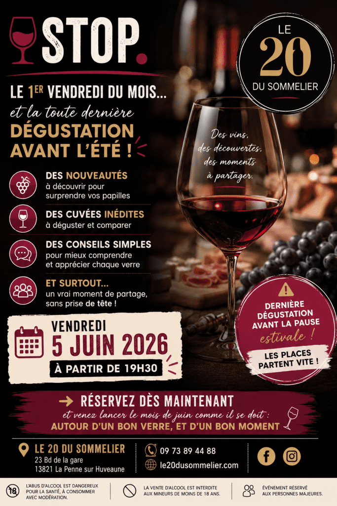 Dégustation 5 Juin 2026